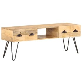 TV Cabinet 47.2"x13.8"x17.7" Solid Mango Wood