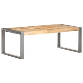 Coffee Table 43.3"x23.6"x15.7" Rough Mango Wood