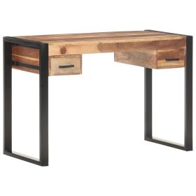 Desk 43.3"x19.7"x29.9" Solid Wood with Sheesham Finish