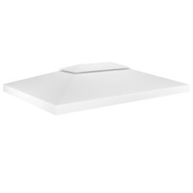 2-Tier Gazebo Top Cover 1 oz/ft² 13.1'x9.8' White