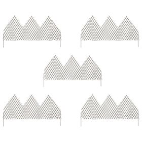 Garden Trellis Fences 5 pcs 66.9"x41.3" Willow