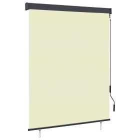 Outdoor Roller Blind 55.1"x98.4" Cream