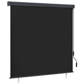 Outdoor Roller Blind 63"x98.4" Anthracite