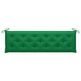 Garden Bench Cushion Green 70.9"x19.7"x2.8" Fabric