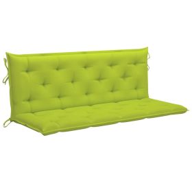 Cushion for Swing Chair Bright Green 59.1" Fabric