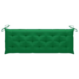 Garden Bench Cushion Green 59.1"x19.7"x2.8" Fabric