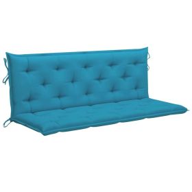 Cushion for Swing Chair Light Blue 59.1" Fabric