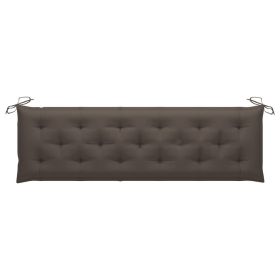 Garden Bench Cushion Taupe 70.9"x19.7"x2.8" Fabric
