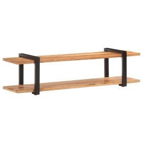 TV Cabinet 63"x15.7"x15.7" Solid Acacia Wood