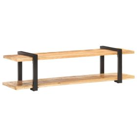 TV Cabinet 63"x15.7"x15.7" Solid Rough Mango Wood