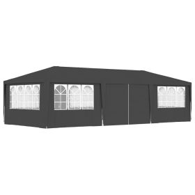 Professional Party Tent with Side Walls 13.1'x29.5' Anthracite 0.3 oz/ft²