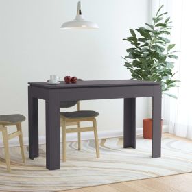 Dining Table Gray 47.2"x23.6"x29.9" Engineered Wood
