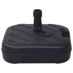 Umbrella Base Sand/Water Filled 6.3 gal Black (Color: Black)